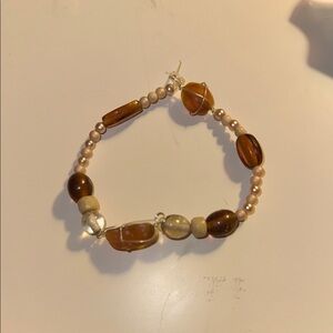 Elegant Brown Beaded Bracelet